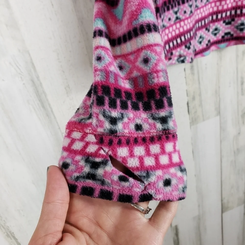 Girls climate right fleece pajama top size XL